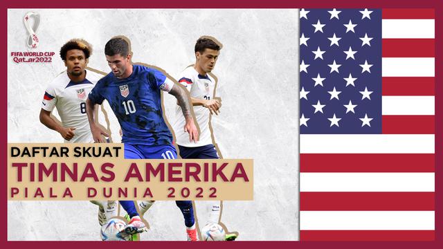 Thumbnail Daftar Skuat Timnas Amerika