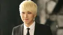 Sungmin terlihat menarik saat rambutnya berwarna blonde. Wajahnya terlihat lebih muda dan menawan ketika rambutnya berwarna pirang. (Foto: soompi.com)