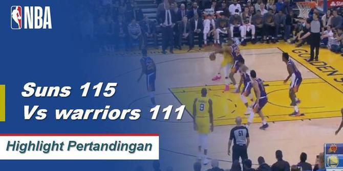Cuplikan Pertandingan NBA : Suns 115 vs Warriors 111