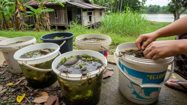 Ternak Hewan Mini di Ember untuk IRT yang Rumahnya Dekat Sungai