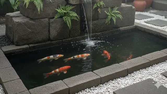 Model Kolam Ikan Minimalis Batu Alam Bikin Rumah Adem dan Estetik. AI
