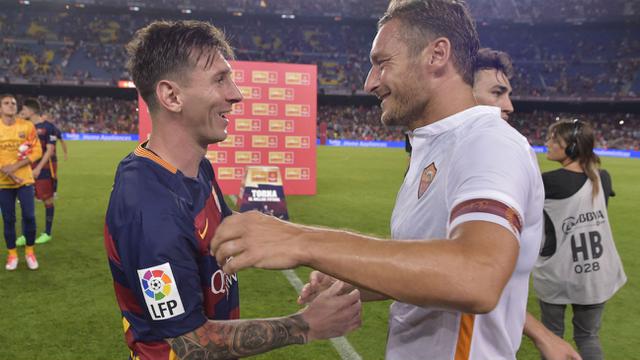 Pilihan Francesco Totti Antara Messi dan Ronaldo