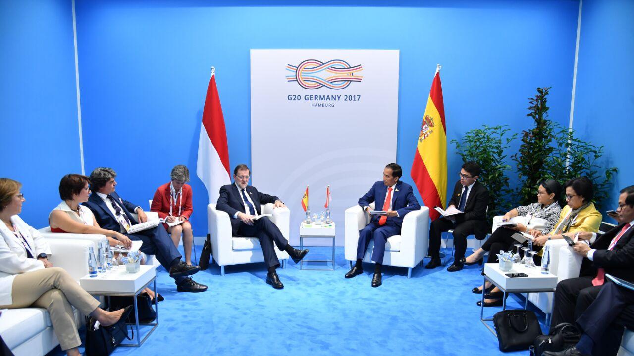 Jokowi Ingin Indonesia-Spanyol Tingkatkan Nilai Perdagangan