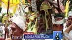 Prosesi diawali dengan makekobok atau menyusuri bibir pantai dan berakhir di pura segara desa adat pakraman Buleleng.