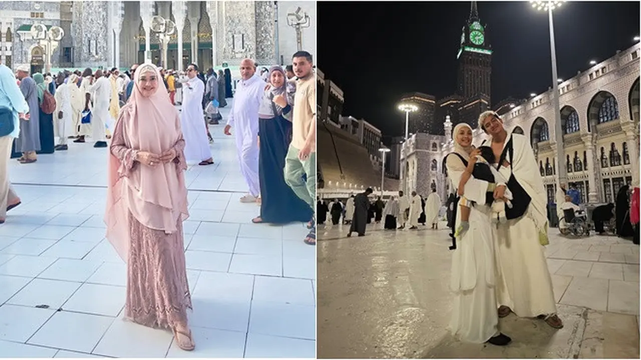 7 Potret Artis Lebaran 2025 di Tanah Suci, Bella Saphira hingga Adipati Dolken