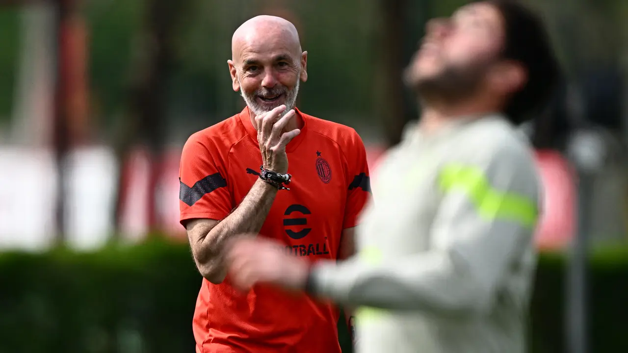 Latihan AC Milan Jelang Vs Napoli Perempat Final Liga Champions