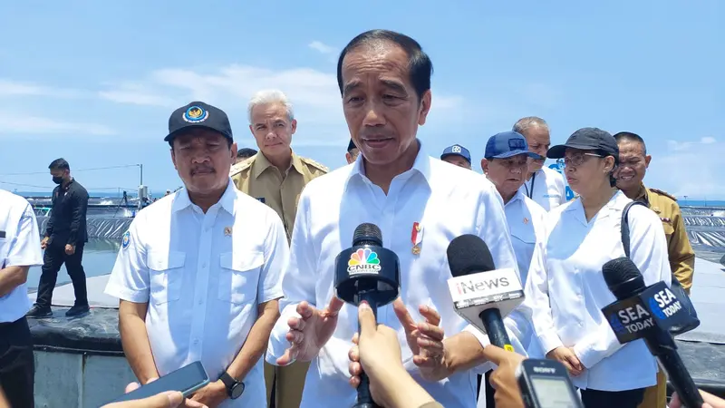 Presiden Jokowi Meresmikan Modeling Budidaya Ulang Berbasis Kawasan di Kebumen