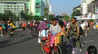 Sulitnya 'Usir' PKL di CFD