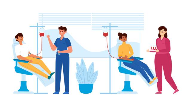 Ilustrasi donor darah