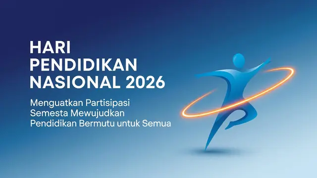13 Contoh Banner dan Background Hardiknas, Desain Menarik Penuh Semangat