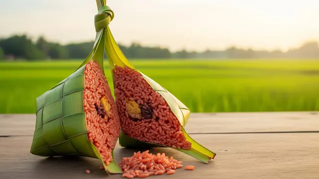 Ketupat Beras Merah
