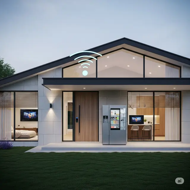 Model Rumah Minimalis Klasik dengan Smart Home Integration