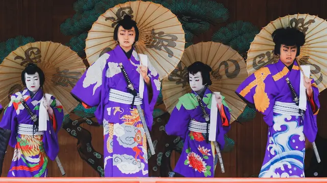 Ilustrasi Kabuki (Jepang)