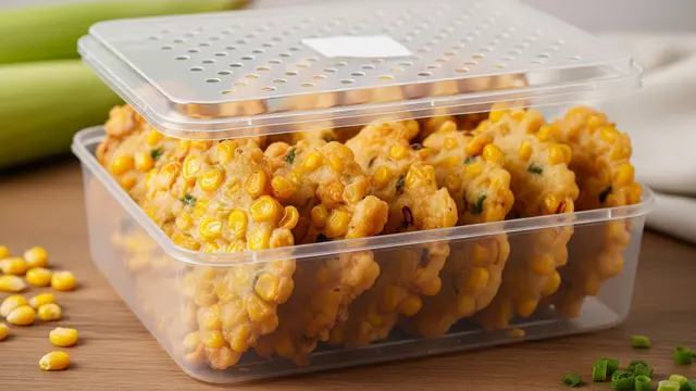 Penyimpanan Bakwan Jagung Renyah