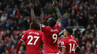 Romelu Lukaku menyamai prestasi Andy Cole setelah membobol gawang Crystal Palace pada laga pekan ketujuh Premier League. (doc. Manchester United)
