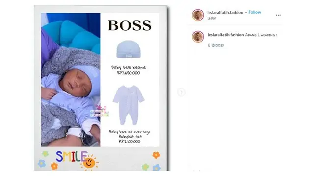 8 Potret Perlengkapan Baby Leslar, Ditaksir Capai Puluhan Juta Rupiah