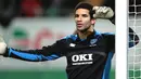 Portsmouth's goalkeeper David James during the UEFA Cup group E match VfL Wolfsburg vs. Portsmouth FC in Wolfsburg on December 4, 2008. Wolfsburg won 3-2. AFP PHOTO/RONNY HARTMANN
