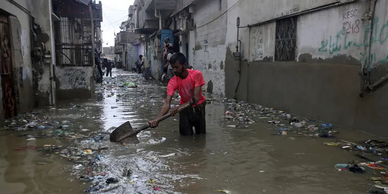 6 Orang Tewas Akibat Banjir di Pakistan