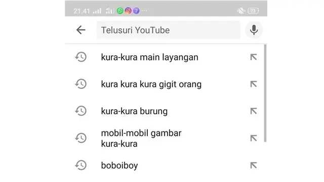 6 Riwayat Pencarian Adik di YouTube Ini Absurd, Bikin Geleng Kepala