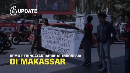 Demo Peringatan Darurat Indonesia di Makassar