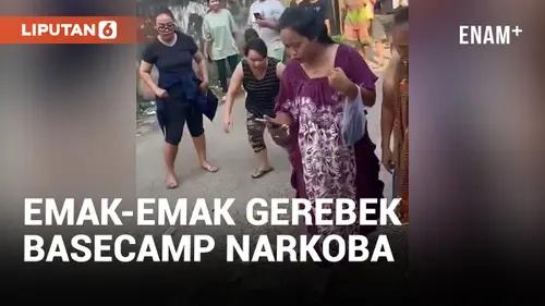 VIDEO: Viral Emak-Emak Jambi Gerebek Basecamp Narkoba, Polisi Kemana?