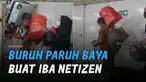 seorang pria paruh baya bekerja sebagai buruh angkut barang viral di media sosial.