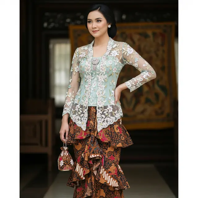 9 Model Baju Kebaya Dipadukan Rok Batik Tren 2026, Tradisi dalam Gaya Kontemporer