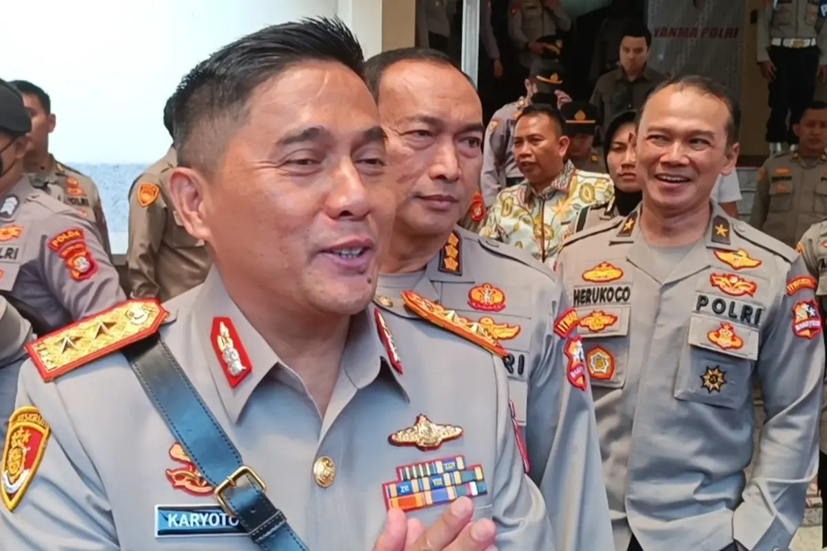 Irjen Karyoto saat ditemui usai acara pelantikan  sejumlah perwira Polri di Mabes Polri, Jakarta Selatan, Jumat (31/3/2023)