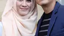 Pasangan muda dengan satu anak, Alyssa Soebandono dan Dude Harlino mengakui belum pernah marah selama kehadiran sosok Muhammad Dirgantara Ariendra Harlino. (Nurwahyunan/Bintang.com)