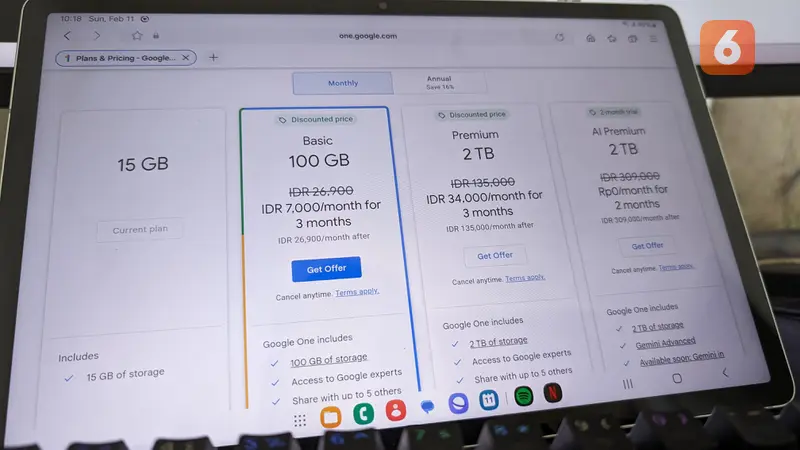 Google One Raih 100 Juta Pelanggan, Hadirkan Paket AI Premium Baru Rp 296 Ribu!