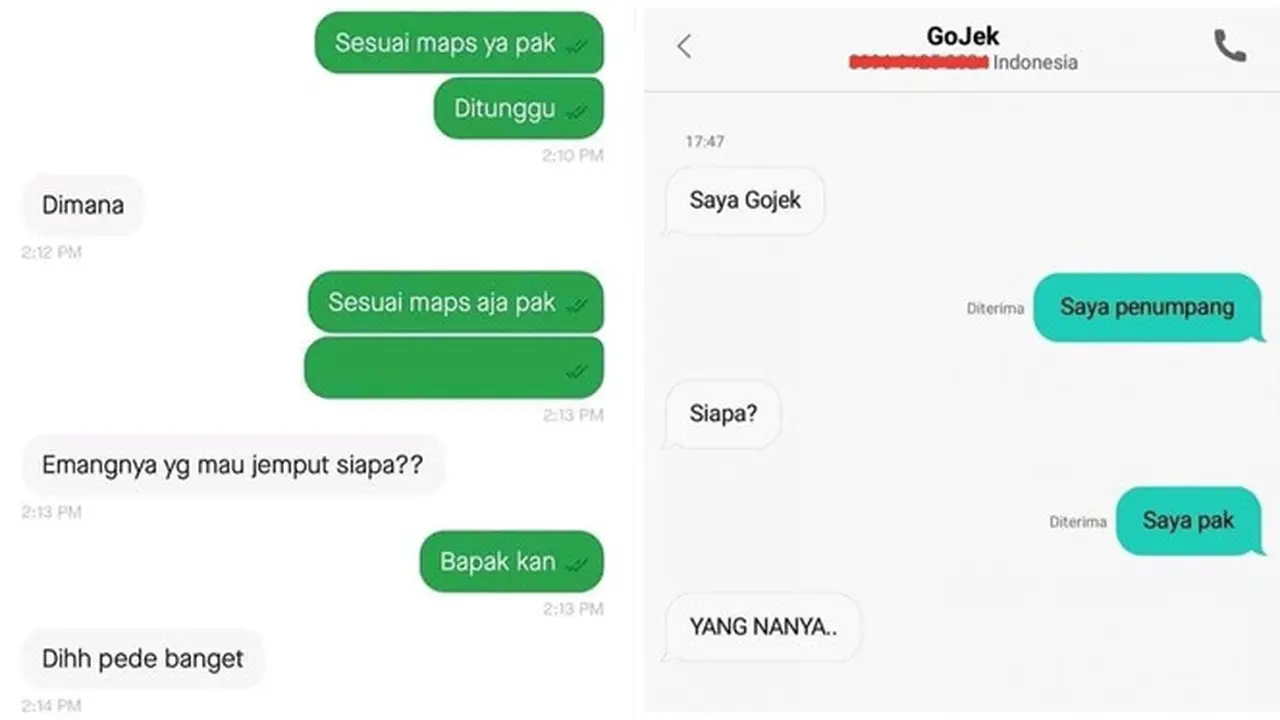 Chat Lucu Driver Ojek Online Buat Kesal Penumpang Ini Bikin Cengar Cengir