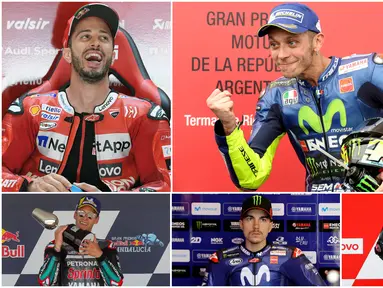 Kegagalan Fabio Quartararo di MotoGP San Marino membuat posisi nya di puncak klasemen sementara MotoGP 2020 dikudeta Andrea Dovizioso. Berikut daftar klasemen sementara MotoGP 2020.