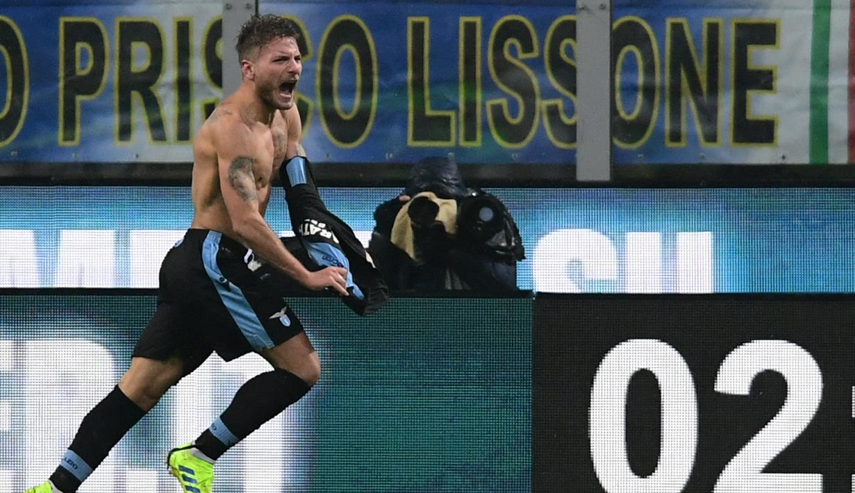 6. Ciro Immobile (Lazio) - 13 gol dan 3 assist (AFP/Miguel Medina)