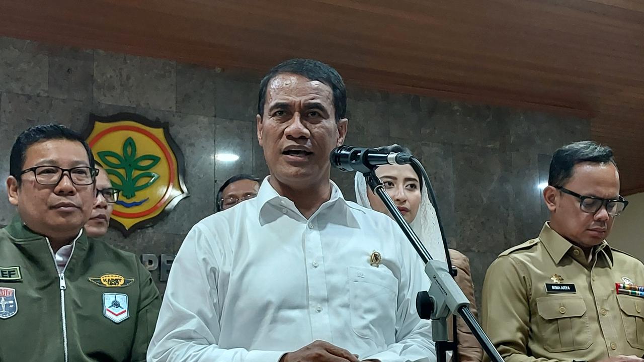 Menteri Pertanian Andi Amran Sulaiman di Kantor Kementerian Pertanian, Senin (17/2/2025). (Foto: Liputan6.com/Arief RH)