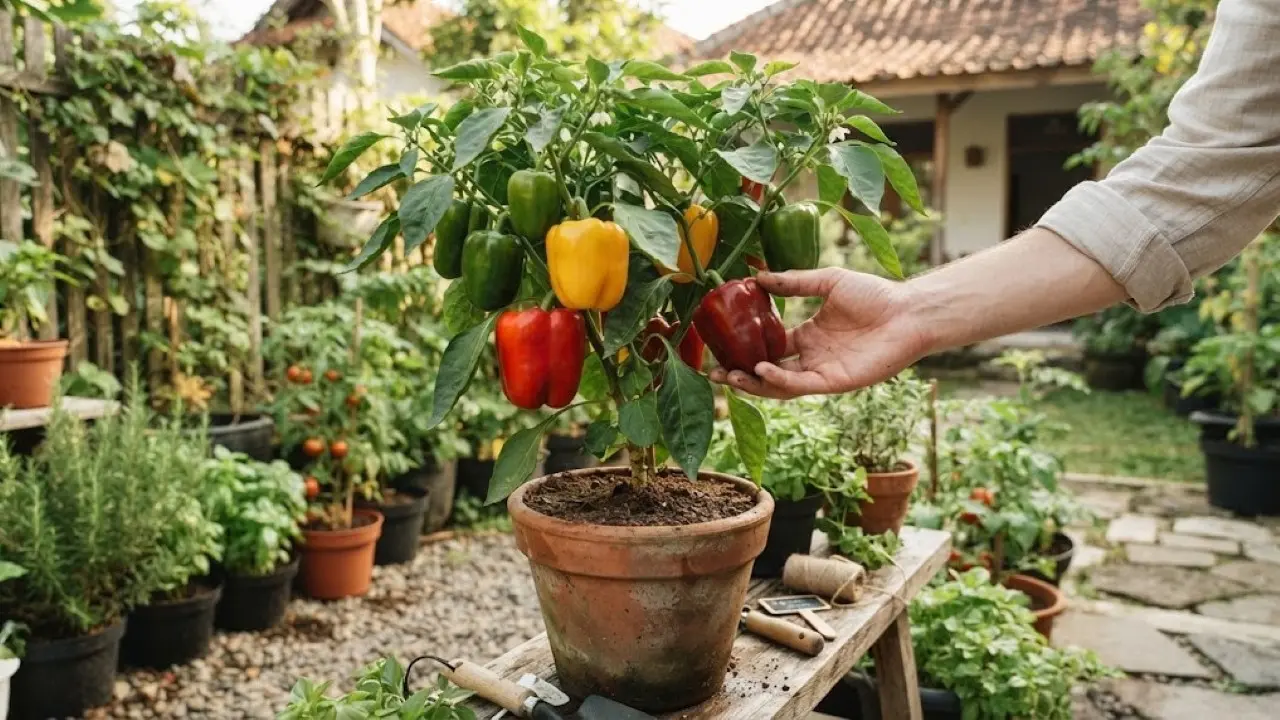 Cara Menanam Paprika dari Biji di Pot untuk Pekarangan Rumah