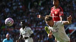 Gyokeres dipercaya menjadi starter pada pertandingan tersebut. Ia diplot sebagai penyerang dalam formasi 4-3-3 yang diterapkan oleh Mikel Arteta. (AFP/Paul Ellis)