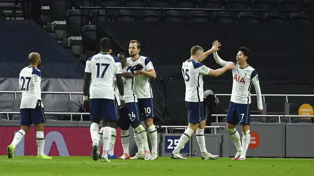 FOTO: Tundukkan Brentford, Tottenham Hotspur Melaju ke Final Piala Liga Inggris