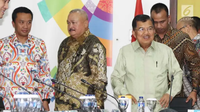 Wapres Jusuf Kalla Pimpin Rakor Evaluasi Uji Coba Jelang Asian Games 2018