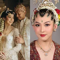 Rian Ardianto dan Ribka Sugiarto saat Akad, Resepsi, dan Ngunduh Mantu dengan pakaian adat Jawa. [@morden.co/@astridanisah]