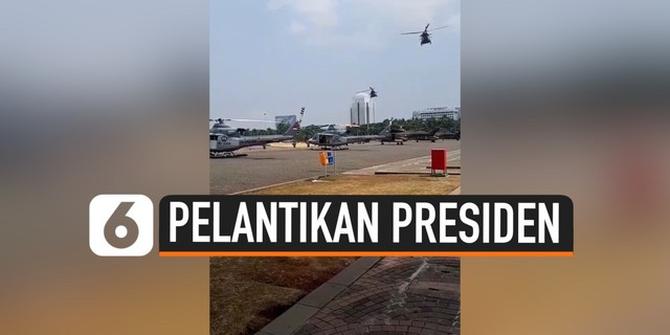 VIDEO: Menengok Helikopter untuk Pengamanan Pelantikan Presiden Esok
