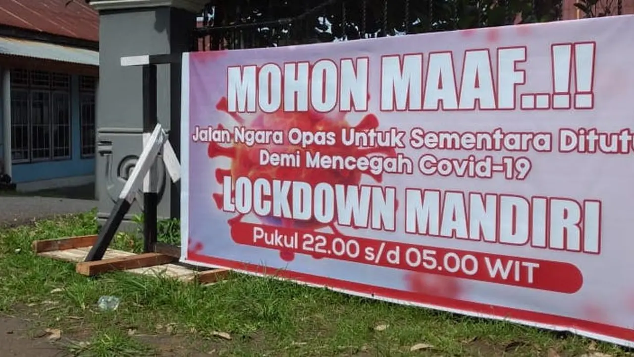 Tangkal Virus Corona di Maluku Utara ini Seperti Mengusir Pocong