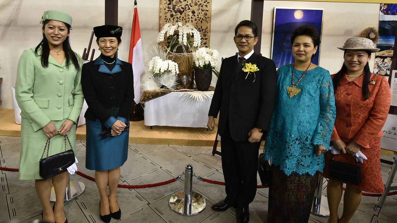 Cantiknya Anggrek Bulan Indonesia di Japan Orchid Festival