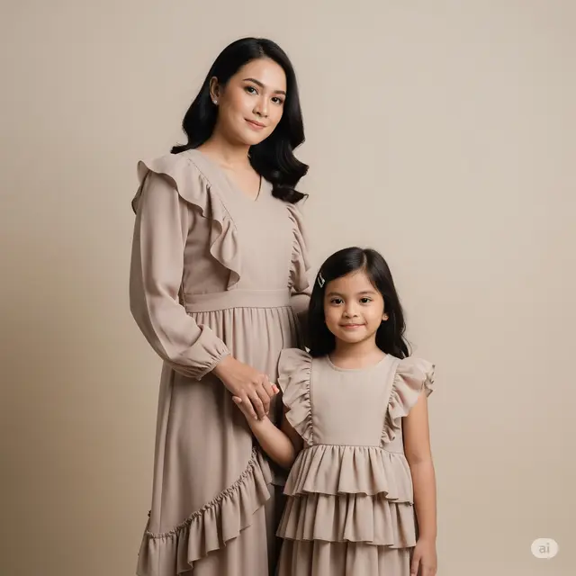 10 Inspirasi Outfit Couple Ibu dan Anak Perempuan Terbaru 2025 yang Sedang Tren
