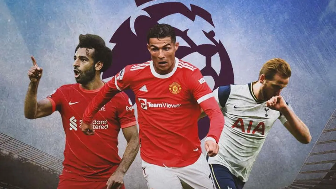 Premier League - Mohamed Salah, Cristiano Ronaldo, Harry Kane