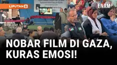 Di tengah reruntuhan kota Deir al-Balah, Gaza Tengah, ratusan warga berkumpul pada Minggu malam untuk menyaksikan pemutaran film “The Voice of Hind Rajab” karya sutradara asal Tunisia, Kaouther Ben Hania.