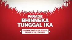 Sekelompok warga menggagas Parade Bhineka Tunggal Ika. Acara ini digelar di kawasan Patung Kuda, Jakarta Pusat, Sabtu 19 November 2016