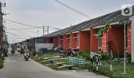 Suasana perumahan subsidi Griya Srimahi Indah, Tambun Utara, Bekasi, Jawa Barat, Rabu (16/2/2022). Dirut Bank BTN Haru Koesmahargyo mengatakan, dari total 13.192 unit rumah subsidi yang berhasil dibukukan, 11.117 unit diantaranya adalah KPR Sejahtera konvensional. (merdeka.com/Iqbal S. Nugroho)