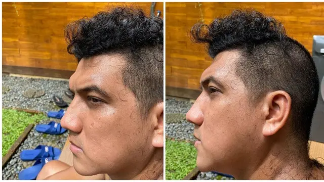 5 Aksi Artis Potong Rambut Suami saat di Rumah, Modelnya Curi Perhatian