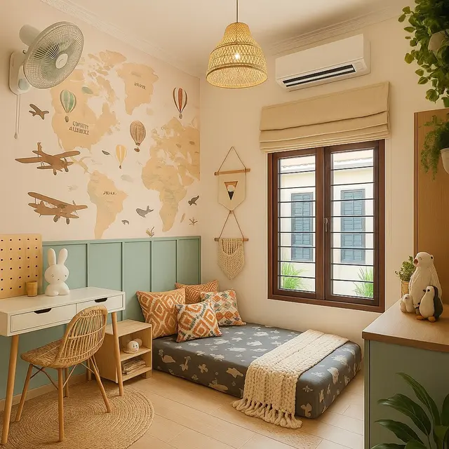 Inspirasi Desain Eksterior dan Interior Rumah Modern Farmhouse Minimalis (Foto: Instagram @anisyasmine)