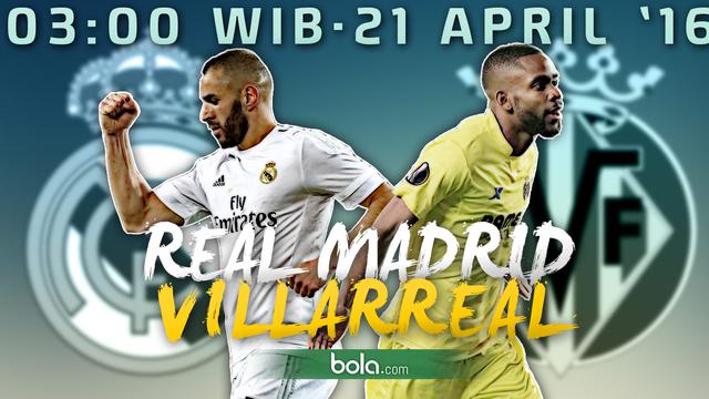 Prediksi Real Madrid Vs Villarreal Menjaga Asa Juara Spanyol